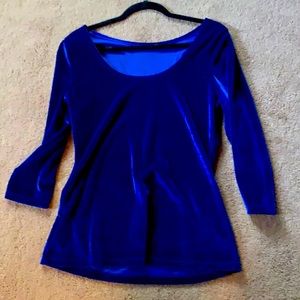 Boston proper velour top